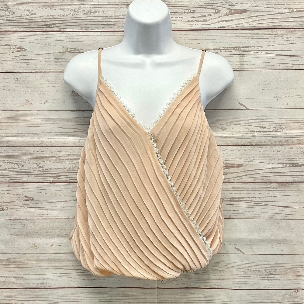 Anthropologie E by Eloise chiffon crop top